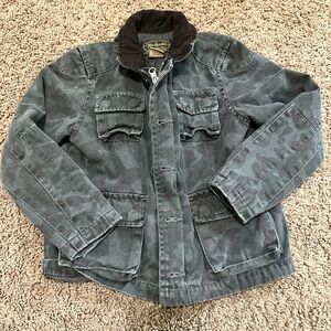 True Religion Camo Twill Military Jacket Kids Size 4